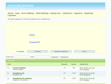 Tablet Screenshot of forum.refleksje.pl